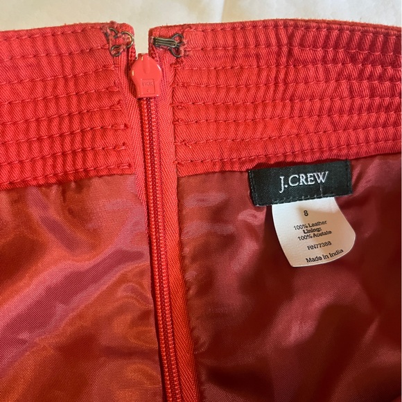 J Crew Leather skirt - Picture 10 of 11
